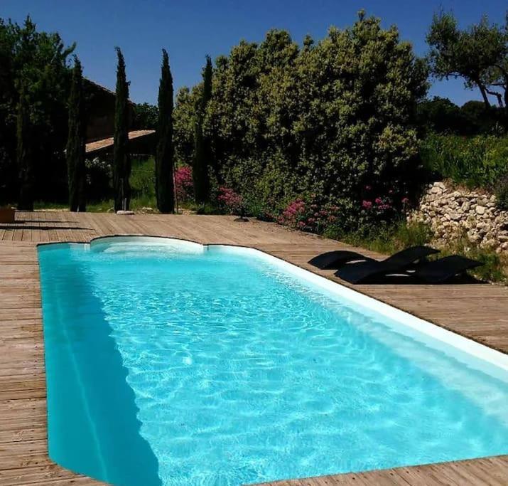 Mas Des Bergines, Au Milieu Des Vignes Villa Vacqueyras Buitenkant foto